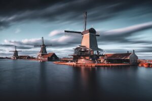 Photo Dutch windmills